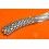 BRIN LONG PARTIE MAILLONS BRACELET MAILLES PLIÉES PLAQUE OR JAUNE ET ACIER MONTRES JUBILEE 6251H