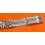 BRIN LONG PARTIE MAILLONS BRACELET MAILLES PLIÉES PLAQUE OR JAUNE ET ACIER MONTRES JUBILEE 6251H