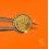 ROLEX RARE VINTAGE RARE COURONNE, REMONTOIR MONTRES ROLEX OYSTER OR JAUNE Ø5.20mm Twinlock