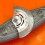 Rolex part Genuine vintage watch spare Rolex 3135-570 Oscillating Weight Rotor with Rotor Axle Installed