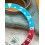 Rolex Amazing 70's Vintage Bezel insert Graduated Faded PEPSI Red & Turquoise blue GMT MASTER 1675,16750 Watch inlay part
