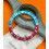 Rolex Amazing 70's Vintage Bezel insert Graduated Faded PEPSI Red & Turquoise blue GMT MASTER 1675,16750 Watch inlay part