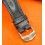 TAG HEUER Watch part Original Vintage black leather strap 16mm TAG Heuer Professional 200M S94.713M/E