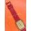 Vintage Preowned Omega Watch DeVille quartz 25mm Gold plated red leather strap for to repair or restore