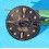 VINTAGE ROLEX BUBBLE GMT MASTER 1675/3 1675/8 CADRAN OR NOIR NIPPLE DIAL BEYELER GENEVE cal 1575 patiné