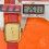 Montre Vintage Omega DeVille quartz 25mm plaqué or Bracelet cuir rouge à restaurer