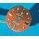 CADRAN GMT MASTER 16753, 16758 COGNAC CUIVRE OEIL DU TIGRE -NIPPLE DIAL- cal 3075 BEYELER