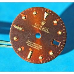 Rolex GMT MASTER COGNAC BROWN NIPPLE DIAL VINTAGE 16758, 16753 tutone cal.3075