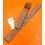 Hermés authentique Bracelet cuir marron de montre HERMES NEUF 12mm STRAP HERMES 12/10mm