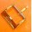 RADO BOUCLE ARDILLON PLAQUÉ OR JAUNE 19/16mm POUR BRACELET CUIR MONTRES RADO