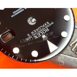 100% Authentic Rolex Explorer II 16570 Glossy Black Watch Dial SWISS MADE Cal 3185,3186
