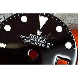100% Authentic Rolex Explorer II 16570 Glossy Black Watch Dial SWISS MADE Cal 3185,3186