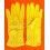 BREITLING AUTHENTIQUE ACCESSOIRE PAIRE DE GANTS MICROFIBRE BREITLING JAUNE NEUVE TAILLE S HORLOGERIE