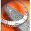 Rolex Genuine watch part Platinum Yacht-Master 16622 Bidirectional Rotative Grey Bezel Embossed Numbers