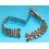 AUTHENTIQUE ROLEX JUBILEE OR / ACIER BITONS OYSTER BRACELET FEMME 13MM 6917, 69173, 67193