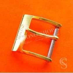 RADO Authentic vintage watch Gold plated polished Tin tang 15/12mm Buckle bracelet strap,leather,rubber