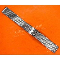 TISSOT 700 Vintage 70's Rare 18mm steel mesh watch bracelet ref 15606.3 divers band NOS