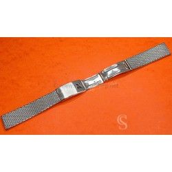 TISSOT 700 Vintage 70's Rare 18mm steel mesh watch bracelet ref 15606.3 divers band NOS