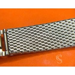 TISSOT 700 Vintage 70's Rare 18mm steel mesh watch bracelet ref 15606.3 divers band NOS