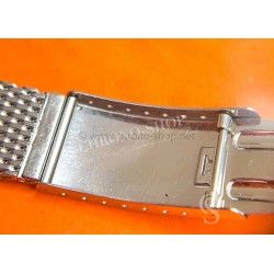 TISSOT 700 Vintage 70's Rare 18mm steel mesh watch bracelet ref 15606.3 divers band NOS