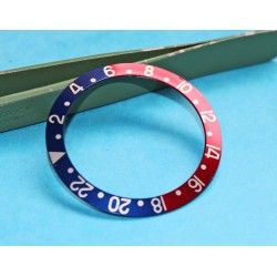 Vintage Rolex GMT Master 1675, 16750 Pepsi Blue & Red Bezel Watch Insert Part