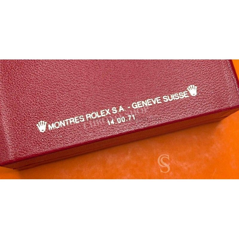 Rolex Genuine watch box case 14.00.71 Outer box Color Red Ladies