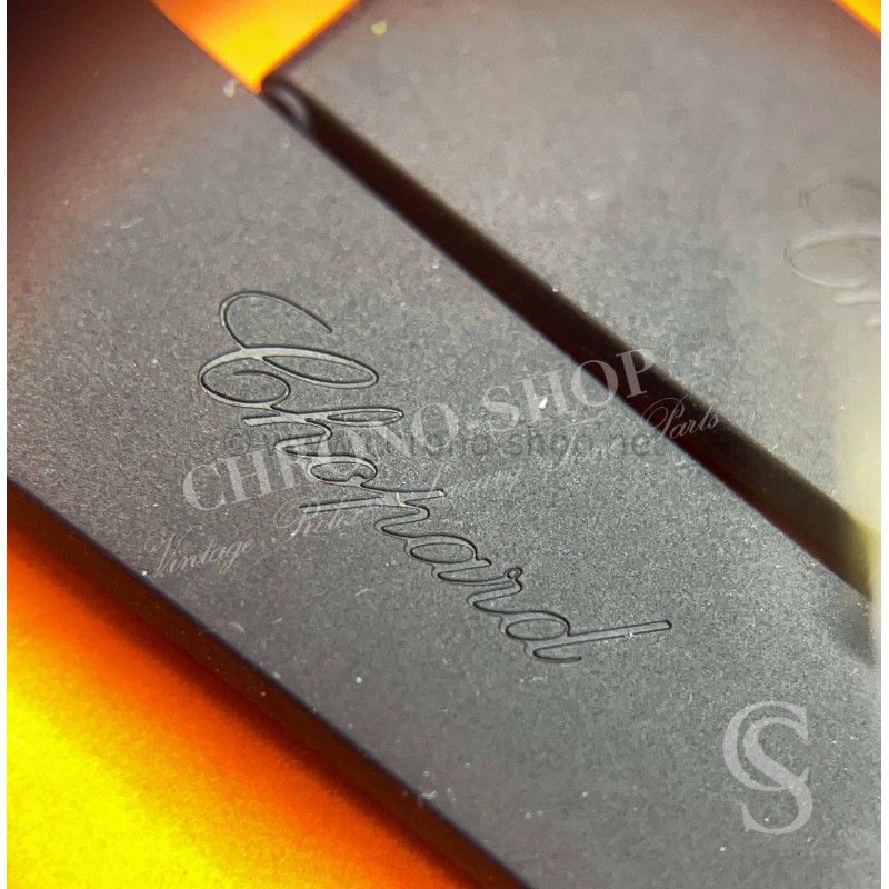 Bracelet De Montre En Caoutchouc - 21/23 Mm, Texture Pneu, Fermoir Déploiement - Compatible Chopard Et Autres Montres