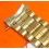 Omega Rare NOS Bracelet 1069 Yellow Gold plated 20 microns 1069/524 19mm vintages Seamasters watches 166.032,168.023