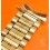 Omega Rare NOS Bracelet 1069 Yellow Gold plated 20 microns 1069/524 19mm vintages Seamasters watches 166.032,168.023