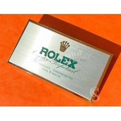 Rolex Original 70/80's Vintage Rolex Oyster Perpetual all watches models Jeweler Dealer Brushed Metal Display Plaque