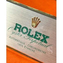 Rolex Original 70/80's Vintage Rolex Oyster Perpetual all watches models Jeweler Dealer Brushed Metal Display Plaque