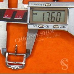 BAUME MERCIER Rare Genuine Preowned 18/14mm Ssteel Tin tang Buckle for leather strap bracelet