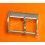 Breitling Authentic Collectible watch SSteel Polished Square Tin tang 18/16mm Buckle bracelet leather strap
