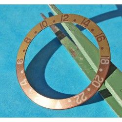 Old Rolex faded Original GMT Master Bronze Bezel Watch Insert 1675, 16753, 1675/3, 1675/8, 16758