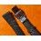 Zenith Watch Strap Rubber 27.00.2318.515 Black Colour 23mm for Stratos 45mm Felix Baumgartner With Ssteel bipolished