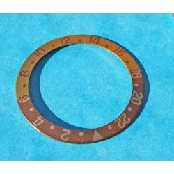 Old Rolex faded Original GMT Master Bronze Bezel Watch Insert 1675, 16753, 1675/3, 1675/8, 16758