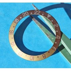 Old Rolex faded Original GMT Master Bronze Bezel Watch Insert 1675, 16753, 1675/3, 1675/8, 16758