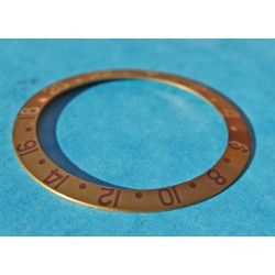 Old Rolex faded Original GMT Master Bronze Bezel Watch Insert 1675, 16753, 1675/3, 1675/8, 16758