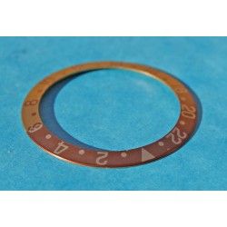 Old Rolex faded Original GMT Master Bronze Bezel Watch Insert 1675, 16753, 1675/3, 1675/8, 16758