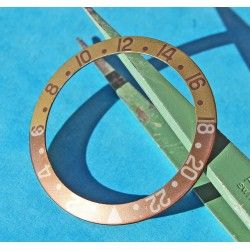 Old Rolex faded Original GMT Master Bronze Bezel Watch Insert 1675, 16753, 1675/3, 1675/8, 16758