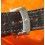 Zenith Watch Alligator leather Strap Black Color 23mm Stratos 45mm Felix Baumgartner With Ssteel bipolished folding clasp