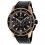Zenith Watch Alligator leather Strap Black Color 23mm Stratos 45mm Felix Baumgartner With Ssteel bipolished folding clasp
