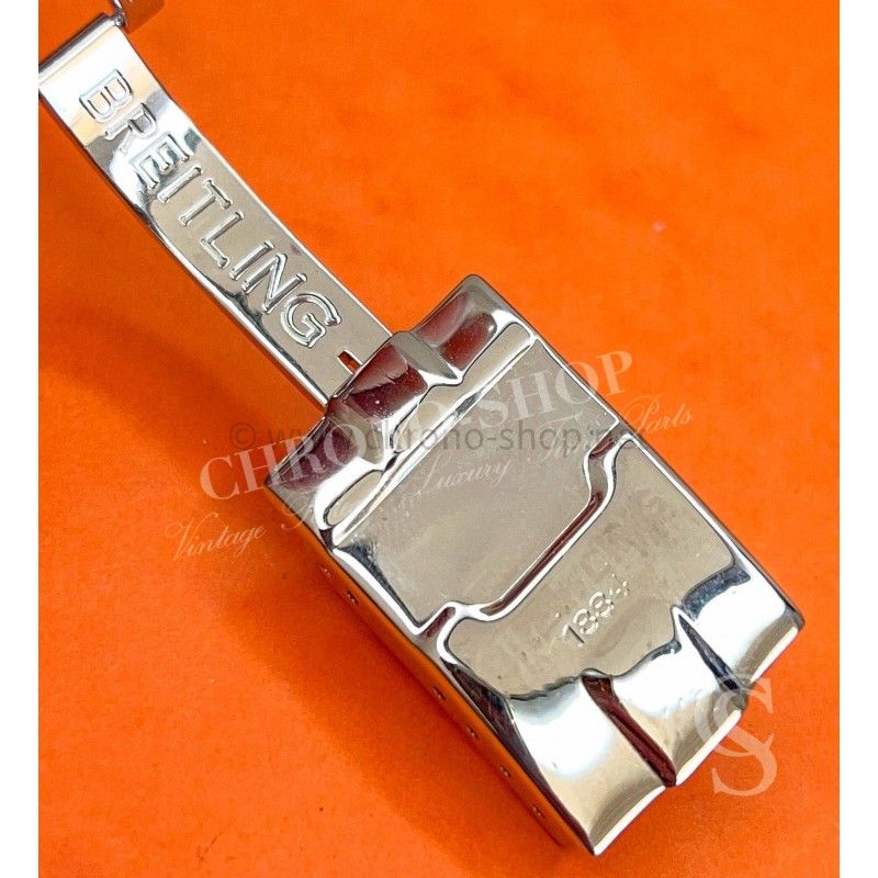 Boucle Déployante Triple Breitling - Originale 18mm, Neuf (Sans Étiquette)