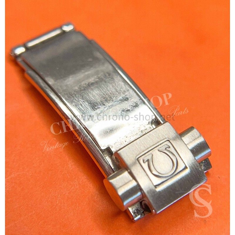 Omega Leder Armband Faltschliesse 18mm Deployment Clasp... for Rs.30,784  for sale from a Trusted Seller on Chrono24