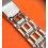 Vintage Watch Donatello Bracelet 70's Swiss band Ssteel Perforated Bracelet 18mm Zenith,Tissot,Enicar,Longines,Heuer,Omega,IWC