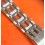 Vintage Watch Donatello Bracelet 70's Swiss band Ssteel Perforated Bracelet 18mm Zenith,Tissot,Enicar,Longines,Heuer,Omega,IWC