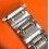 Vintage Watch Donatello Bracelet 70's Swiss band Ssteel Perforated Bracelet 18mm Zenith,Tissot,Enicar,Longines,Heuer,Omega,IWC