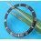 INSERT FADED DE LUNETTE ROLEX SUBMARINER NOIR OR REF 16613, 16618, 16803, 16808