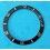 INSERT FADED DE LUNETTE ROLEX SUBMARINER NOIR OR REF 16613, 16618, 16803, 16808