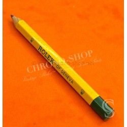 ROLEX RARE PETIT CRAYON MINIATURE JAUNE/VERT GOLF ROLEX OF GENEVA NEUF